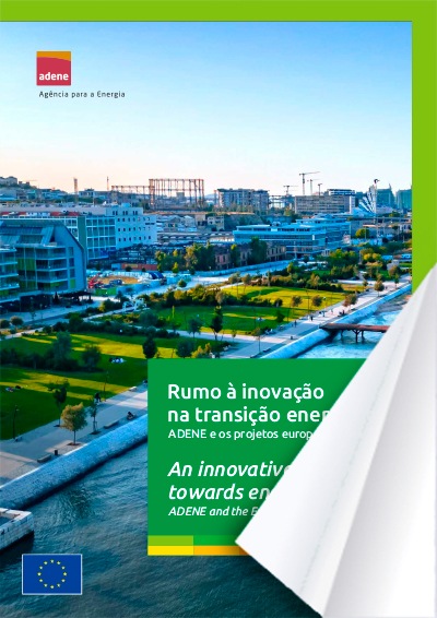 Capa de brochura com o título "Rumo à transição energética"